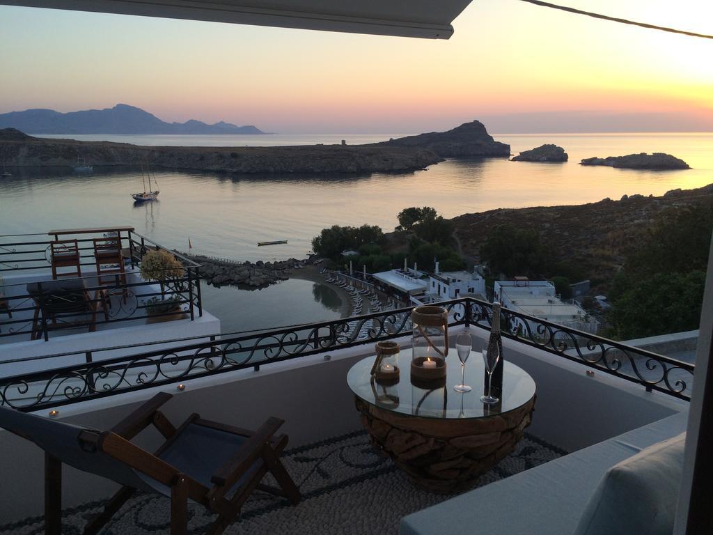 Lindos Shore Superior Studio Exterior foto