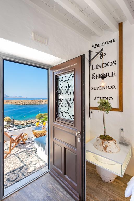 Lindos Shore Superior Studio Exterior foto